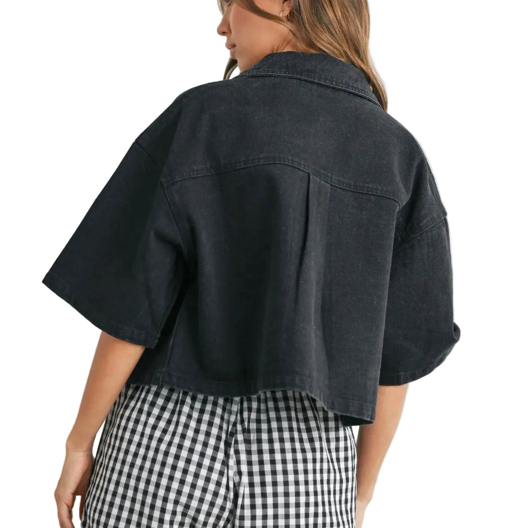 Blackout Button Shirt