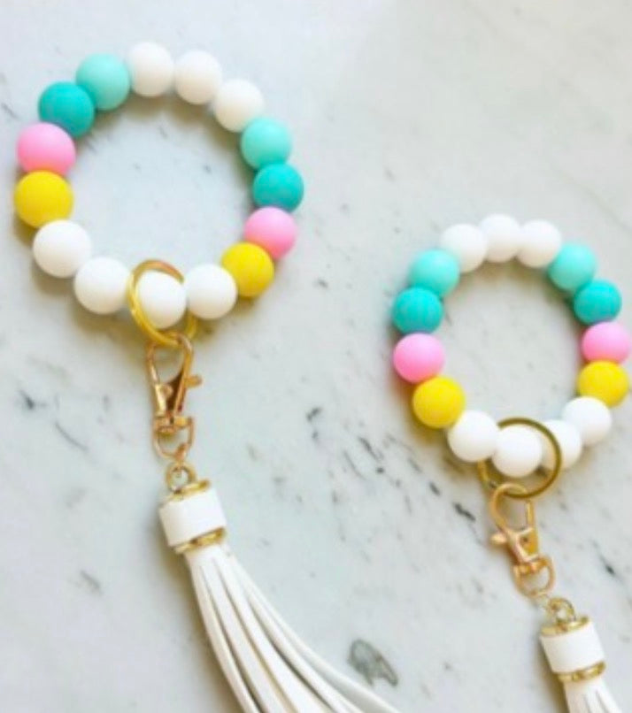 Lanyard Lovebirds Wristband Keychain