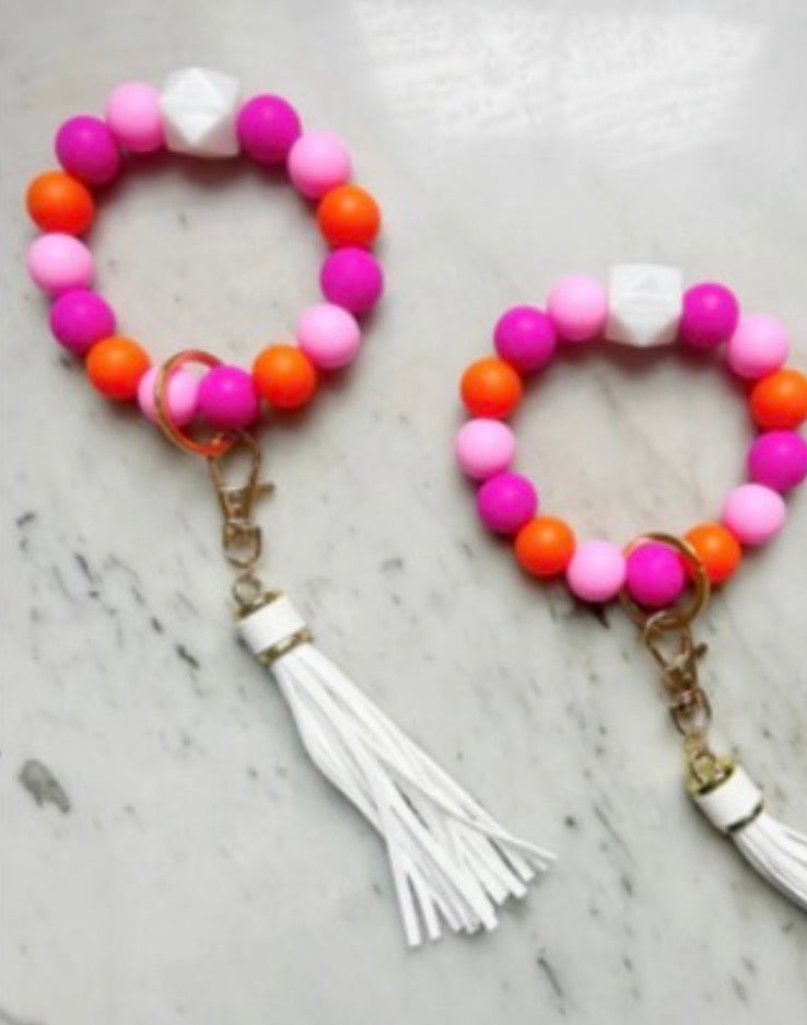 Lanyard Lovebirds Wristband Keychain