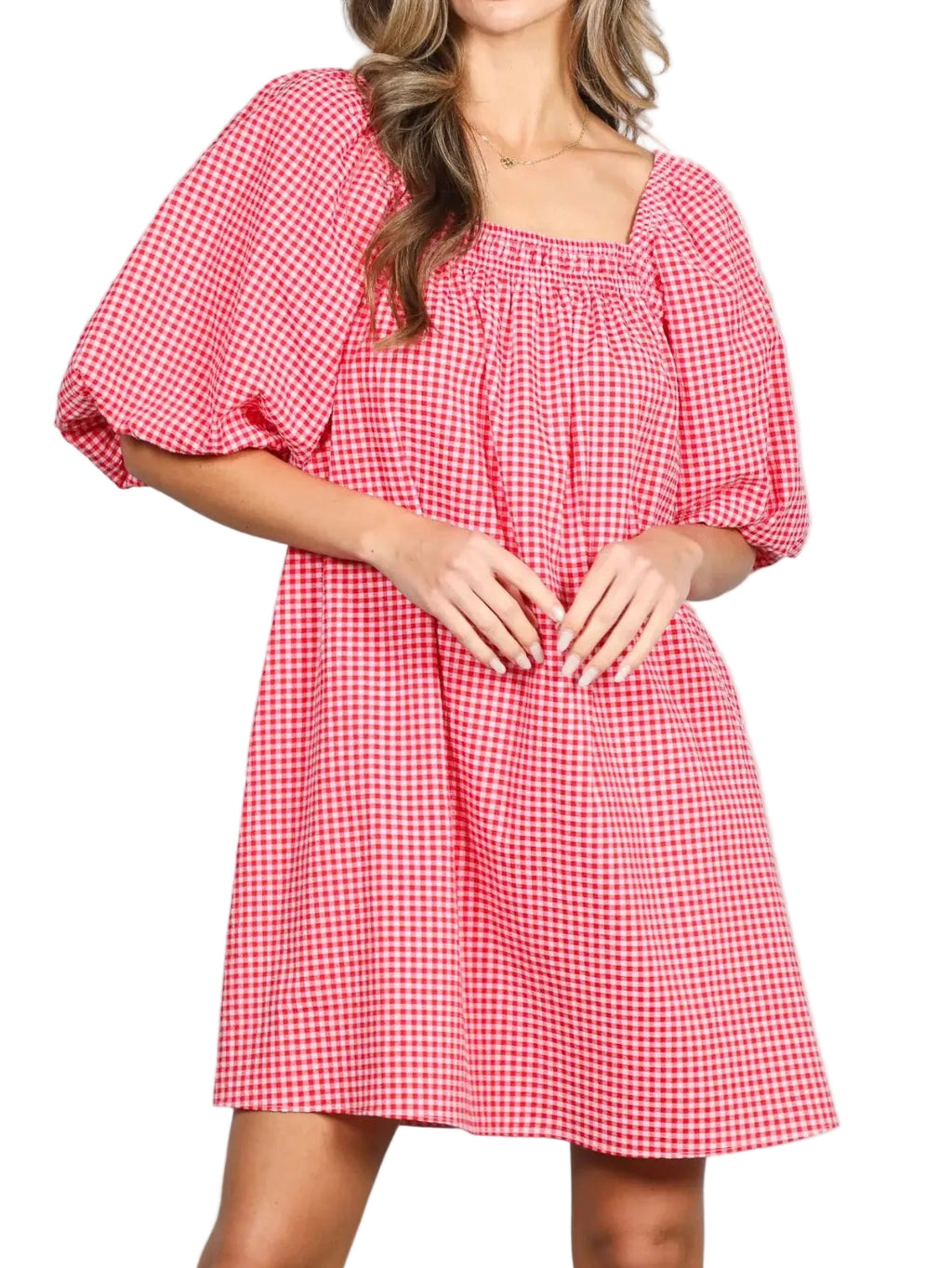 Packside Gingham Dress