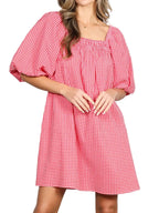 Packside Gingham Dress
