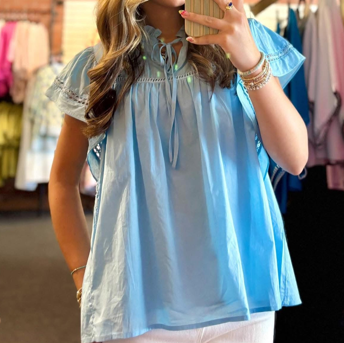 Jodie Blue Top