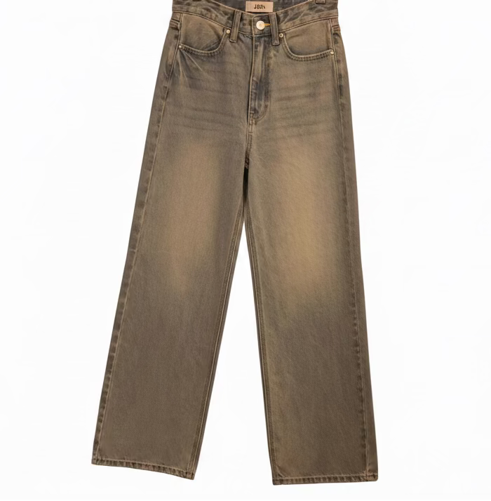 Light Wash Straight Jean