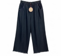 Umgee Wide Leg Denim Pant
