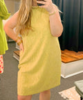Addison Green Halter Top Dress