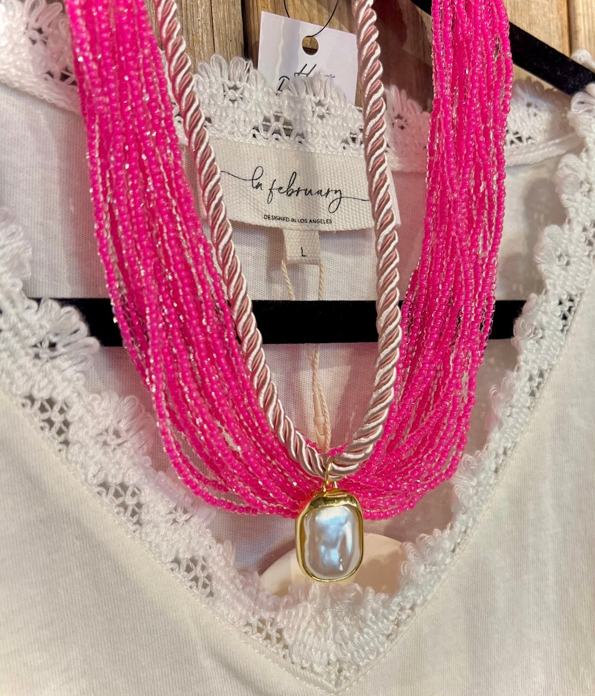 Hart Designs Multi Strand Mini Bead Necklace