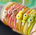 Beachy Beads Fish Charm Bracelet Set