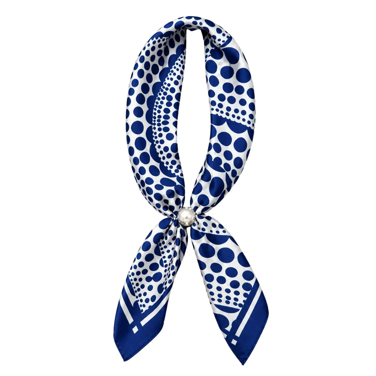 Magnetic Pearl Scarf Necklace