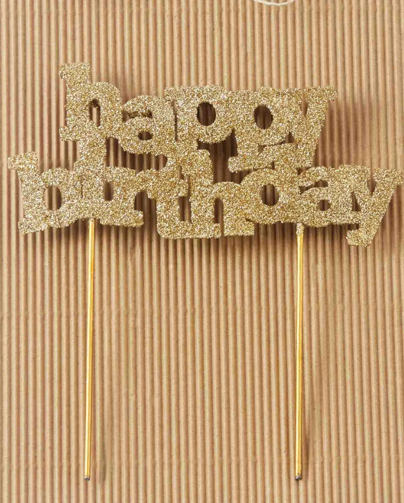 MudPie Happy Birthday Candle Holder