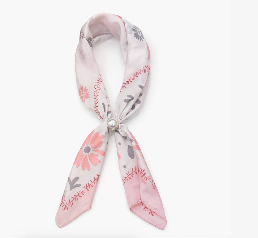 Magnetic Pearl Scarf Necklace