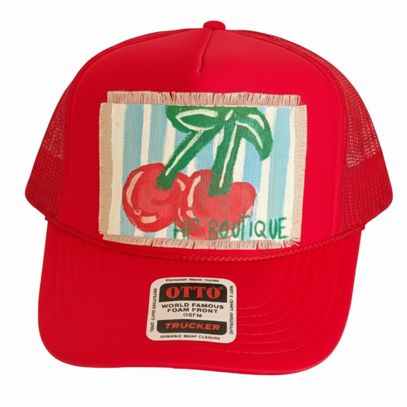 R Anne Brim Co. Hand Painted Hat