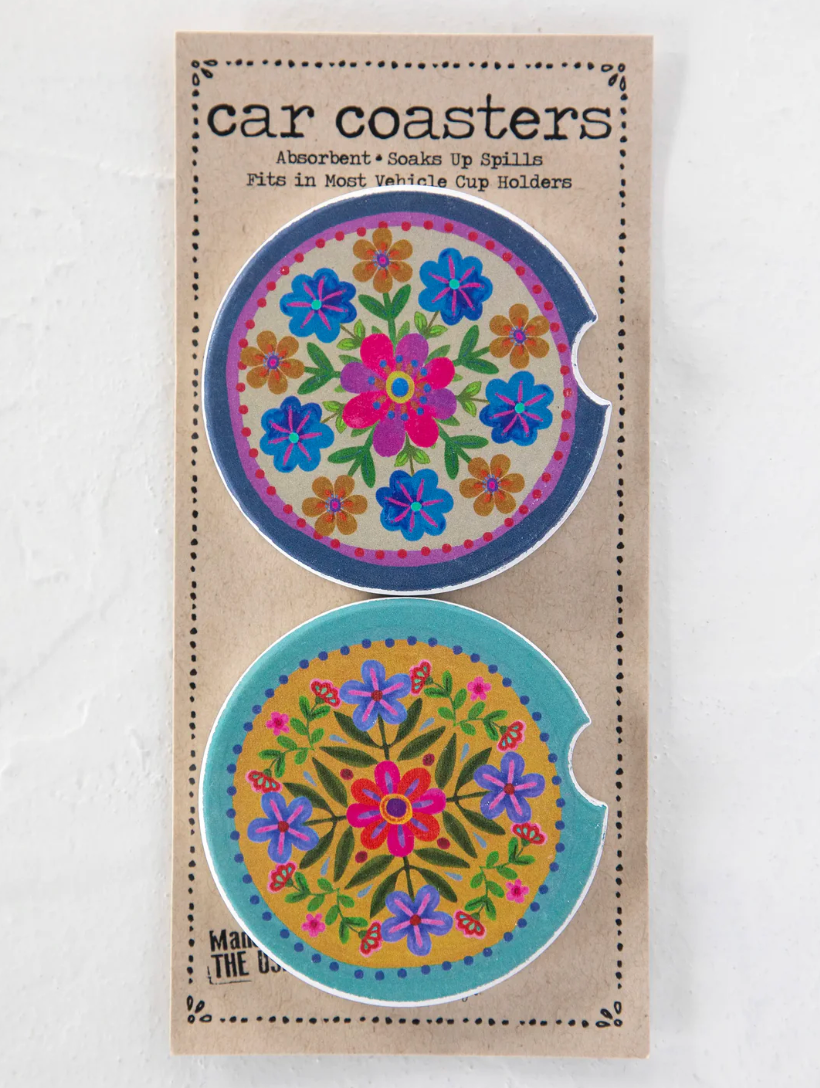 Natural Life Car Coasters