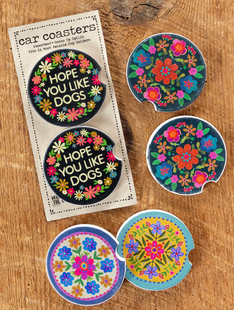 Natural Life Car Coasters