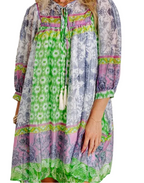 Ella Patchwork Short Dress