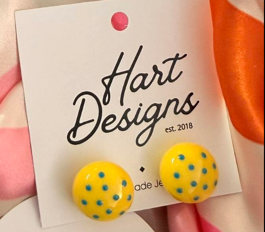 Hart Designs Polka Dot Stud