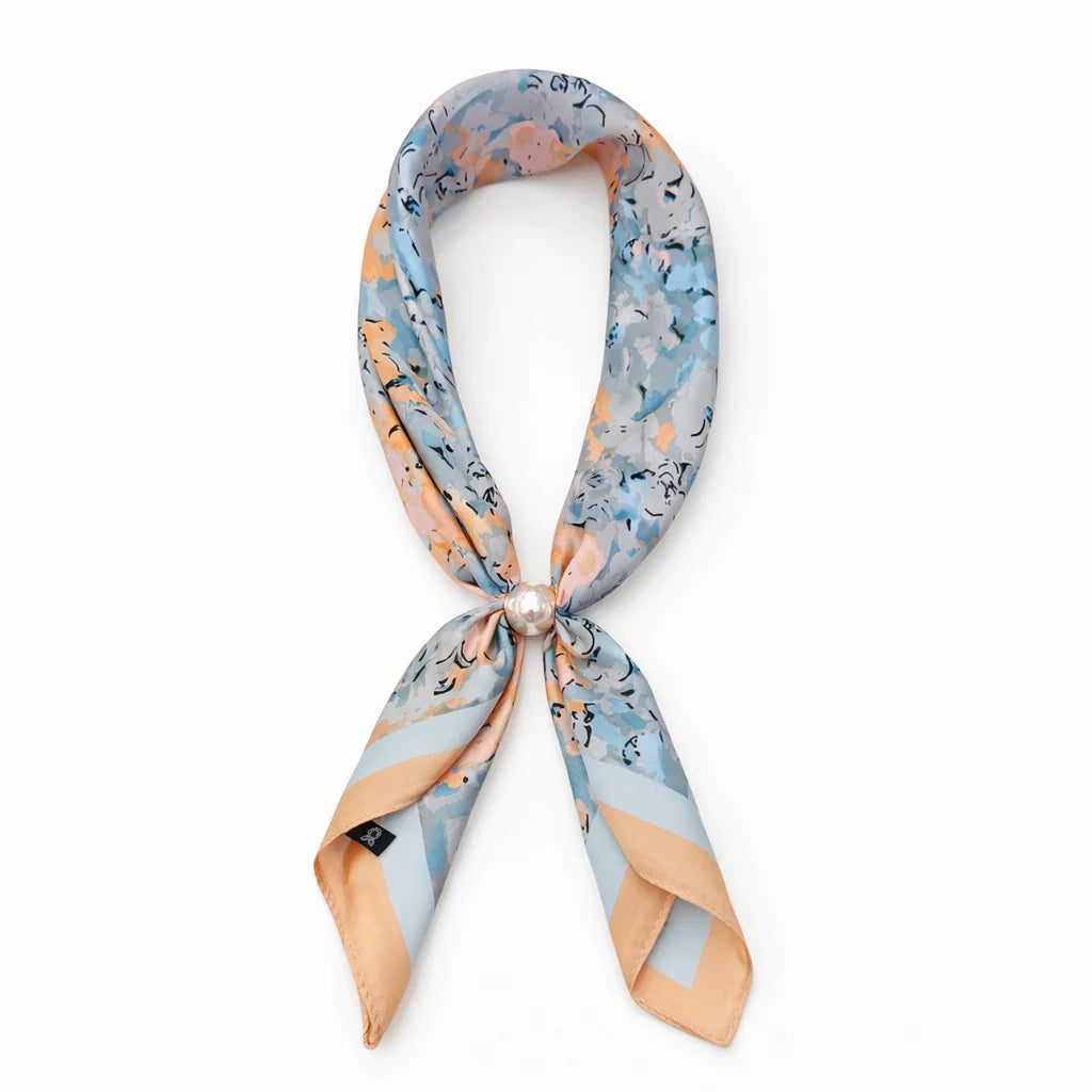 Magnetic Pearl Scarf Necklace