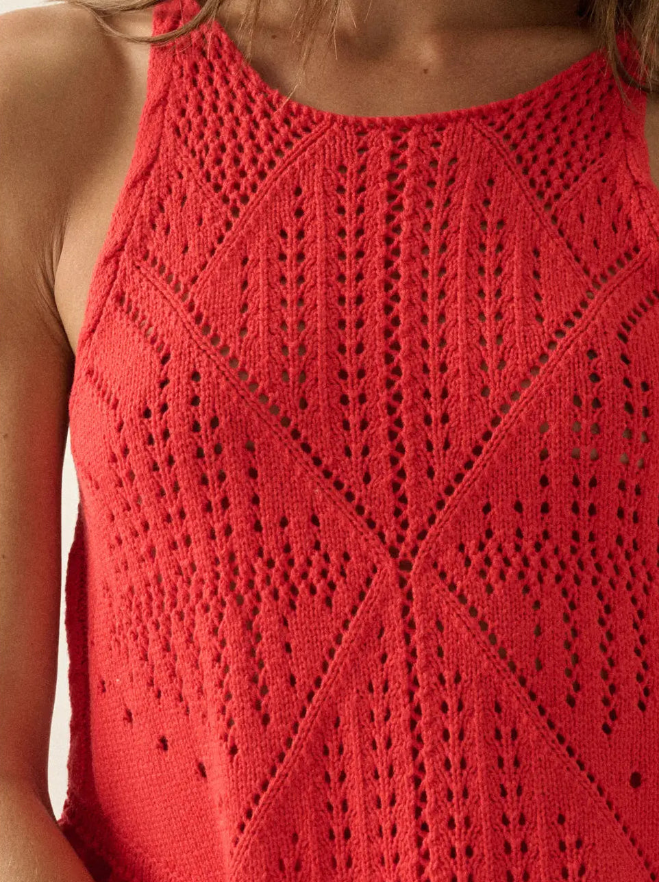 Fable Crochet Ruffle Tank