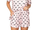 Katydid Baby Pink Bow PJ Set