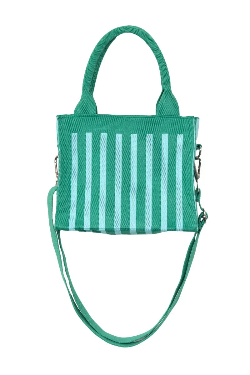 Katydid Striped Structured Mini Tote