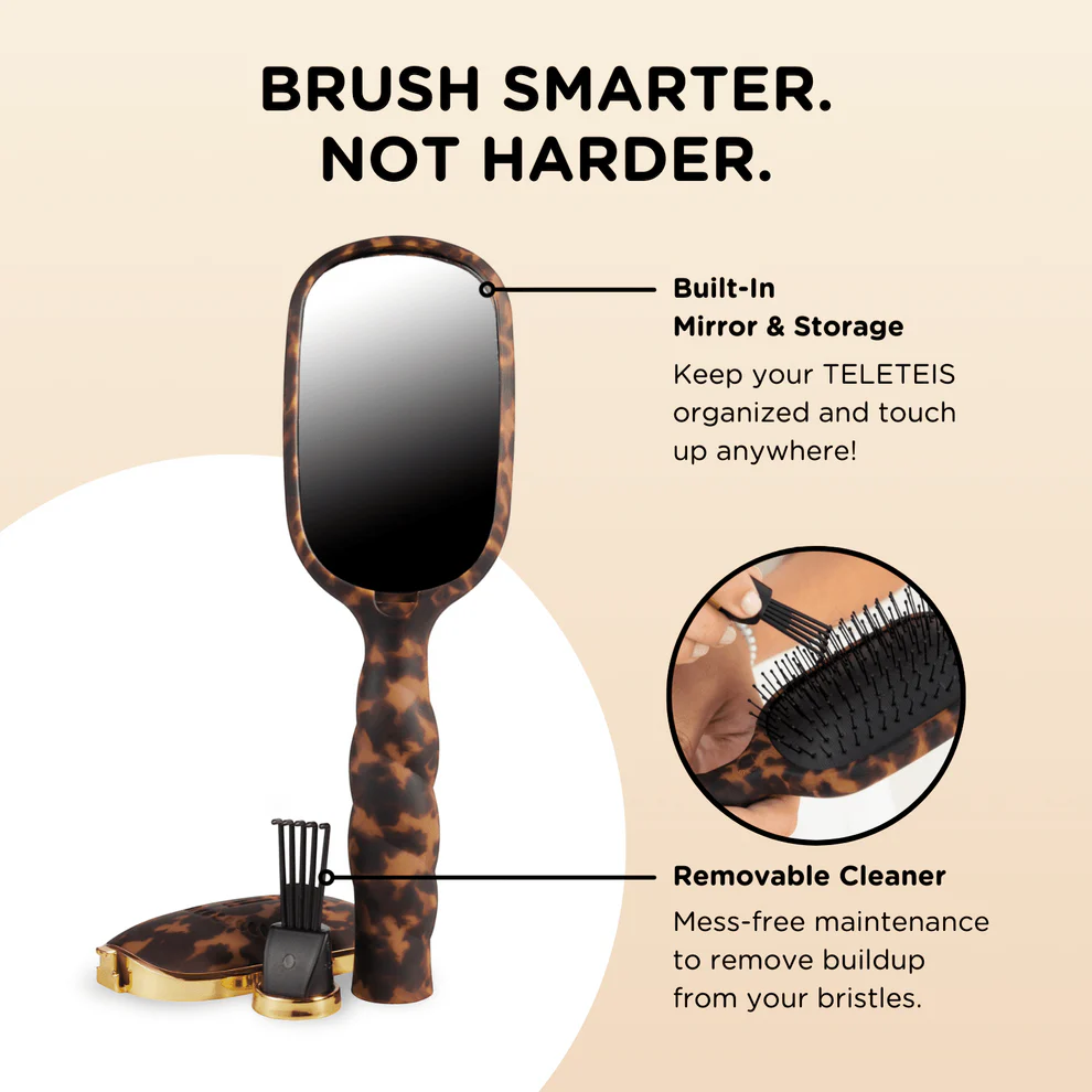 TELETIES Detangler Hair Brush For Medium Hair