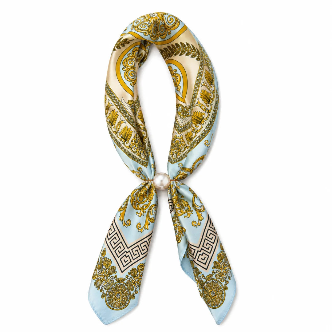 Magnetic Pearl Scarf Necklace
