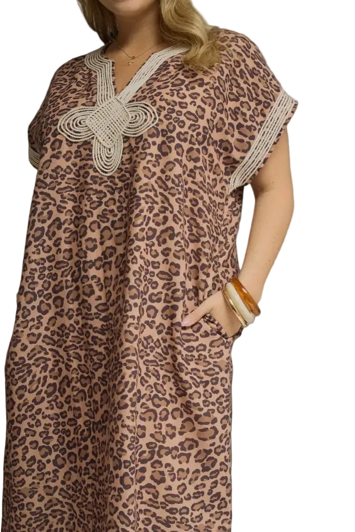 Leo Print Midi