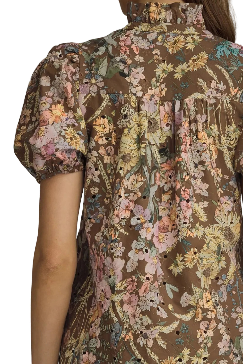 Cora Floral Eyelet Midi