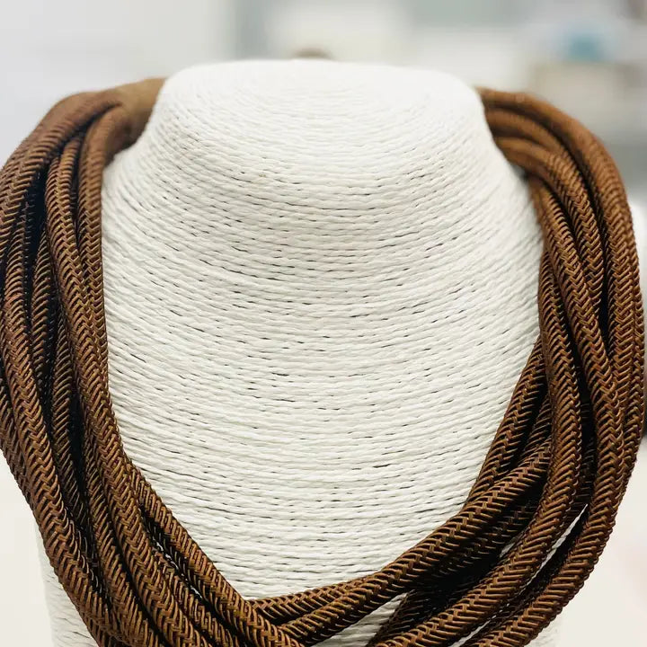 Two Forty Two Slub 8-Strand Necklace