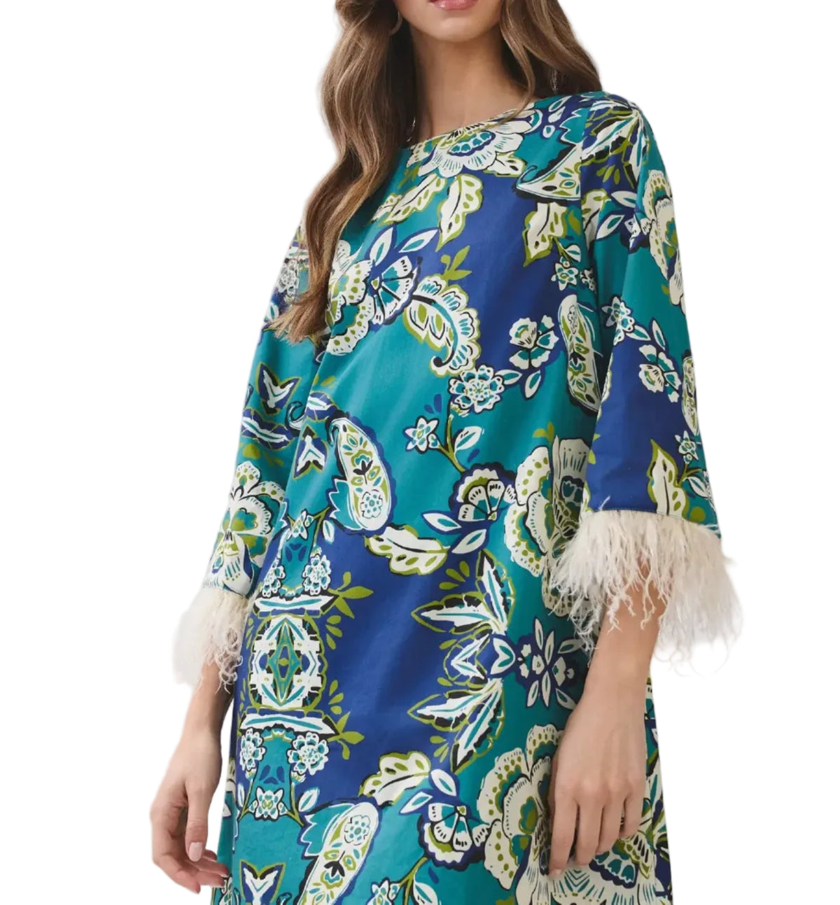 Paisley After Dark Feather Dress