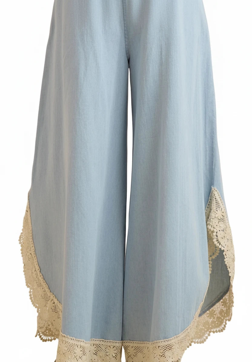 Delaney Lace Hem Jeans