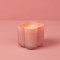Sweet Grace Iridescent Pink Flower Shaped Candle